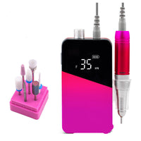 HKM-524563 Rechargeable Portable Nail Polisher with Adjustable Speed and Stylish Gradient Handle