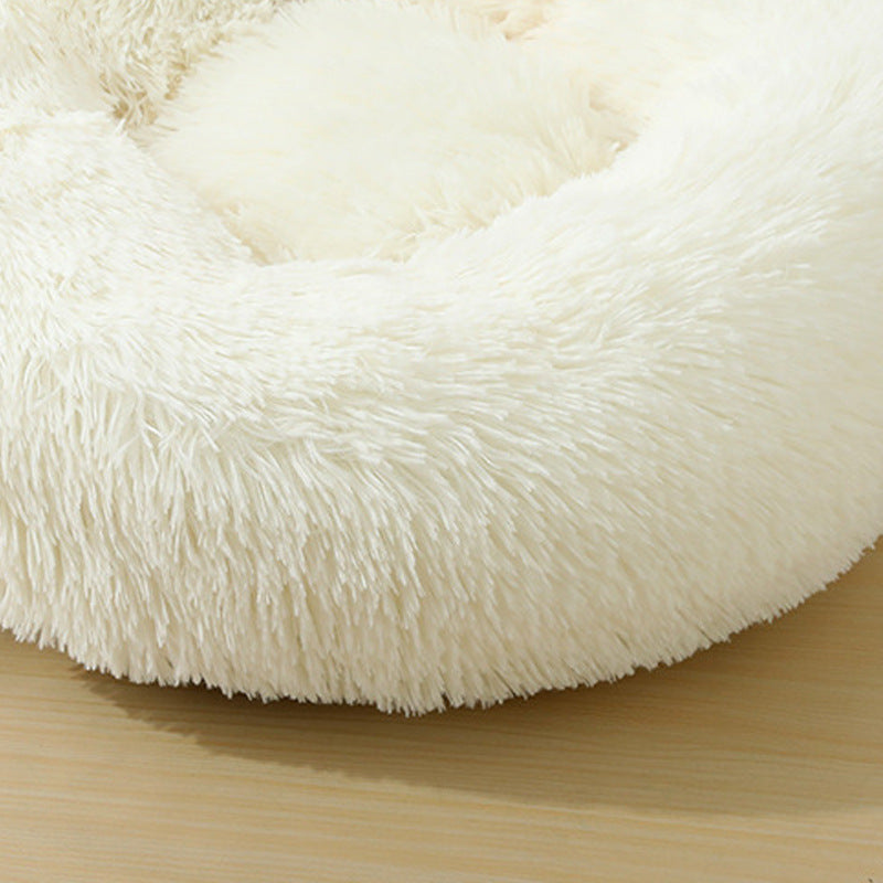 HKM-787219 Removable and Washable Plush Crystal Velvet Cat Litter Cushion for Autumn and Winter