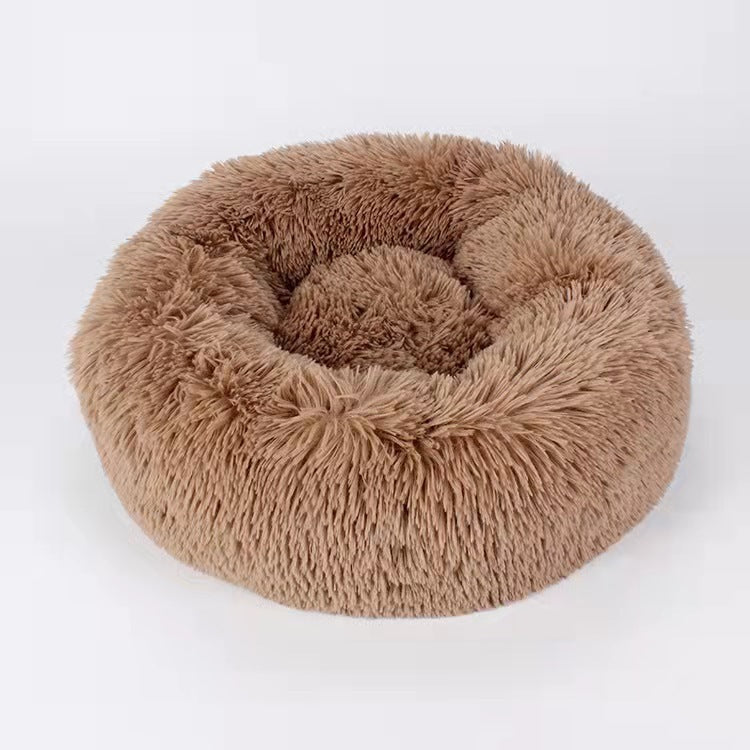 HKM-787219 Removable and Washable Plush Crystal Velvet Cat Litter Cushion for Autumn and Winter