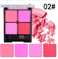 HKM-927571 Four-Color Contouring Blush for Makeup Retouching and Enhancement