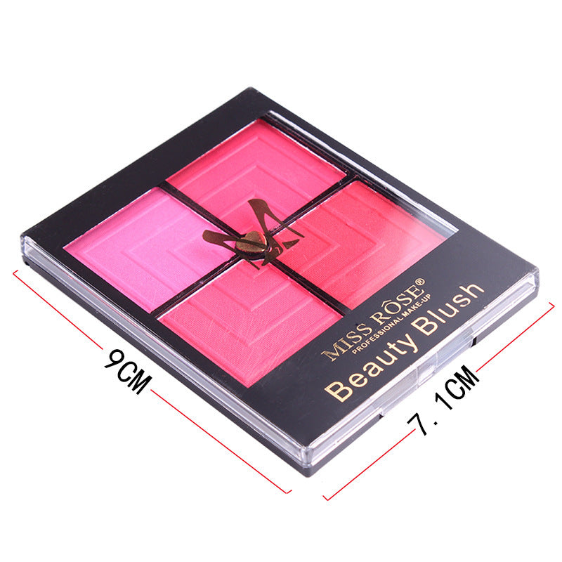 HKM-927571 Four-Color Contouring Blush for Makeup Retouching and Enhancement