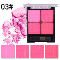 HKM-927571 Four-Color Contouring Blush for Makeup Retouching and Enhancement