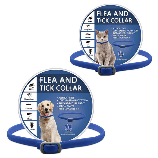 HKM-373459 Mint Essential Oil Insect Repellent Collar for Dogs and Cats with Adjustable Fit
