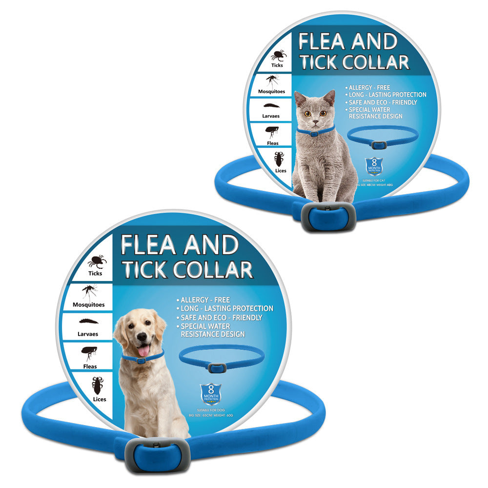 HKM-373459 Mint Essential Oil Insect Repellent Collar for Dogs and Cats with Adjustable Fit
