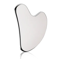 HKM-917203 Heart-Shaped Alloy Massage Scraping Plate for Facial and Body Treatments – Available in Silver, Gold, and Rose Gold