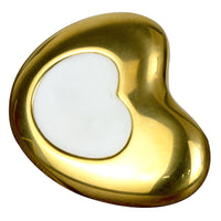 HKM-917203 Heart-Shaped Alloy Massage Scraping Plate for Facial and Body Treatments – Available in Silver, Gold, and Rose Gold