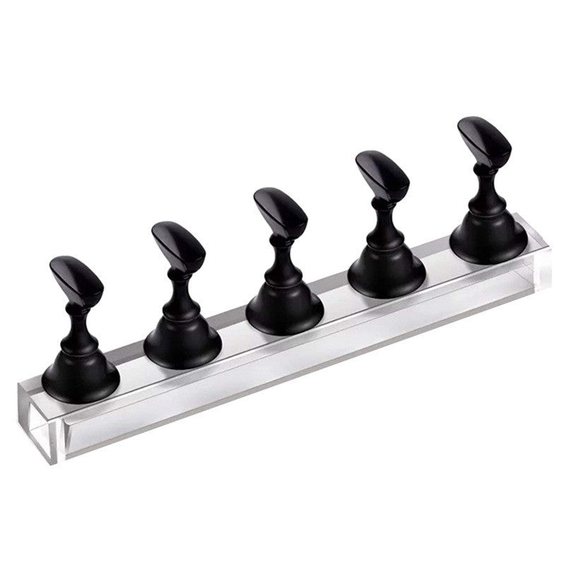 JMT-483018 Nail Art Stand in Gold, Silver, Rose Gold, Black, and White - Plastic Nail Tool Storage Solution