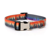 HKM-618643 Ethnic Style Striped Dog Collar - Polyester Cotton, Multiple Patterns and Sizes Available