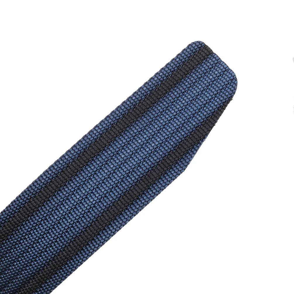 HKM-028819 Braided Tactical Nylon Belt with No Buckle - Casual Wear, Adjustable Length, Durable Design