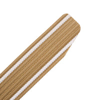 HKM-028819 Braided Tactical Nylon Belt with No Buckle - Casual Wear, Adjustable Length, Durable Design