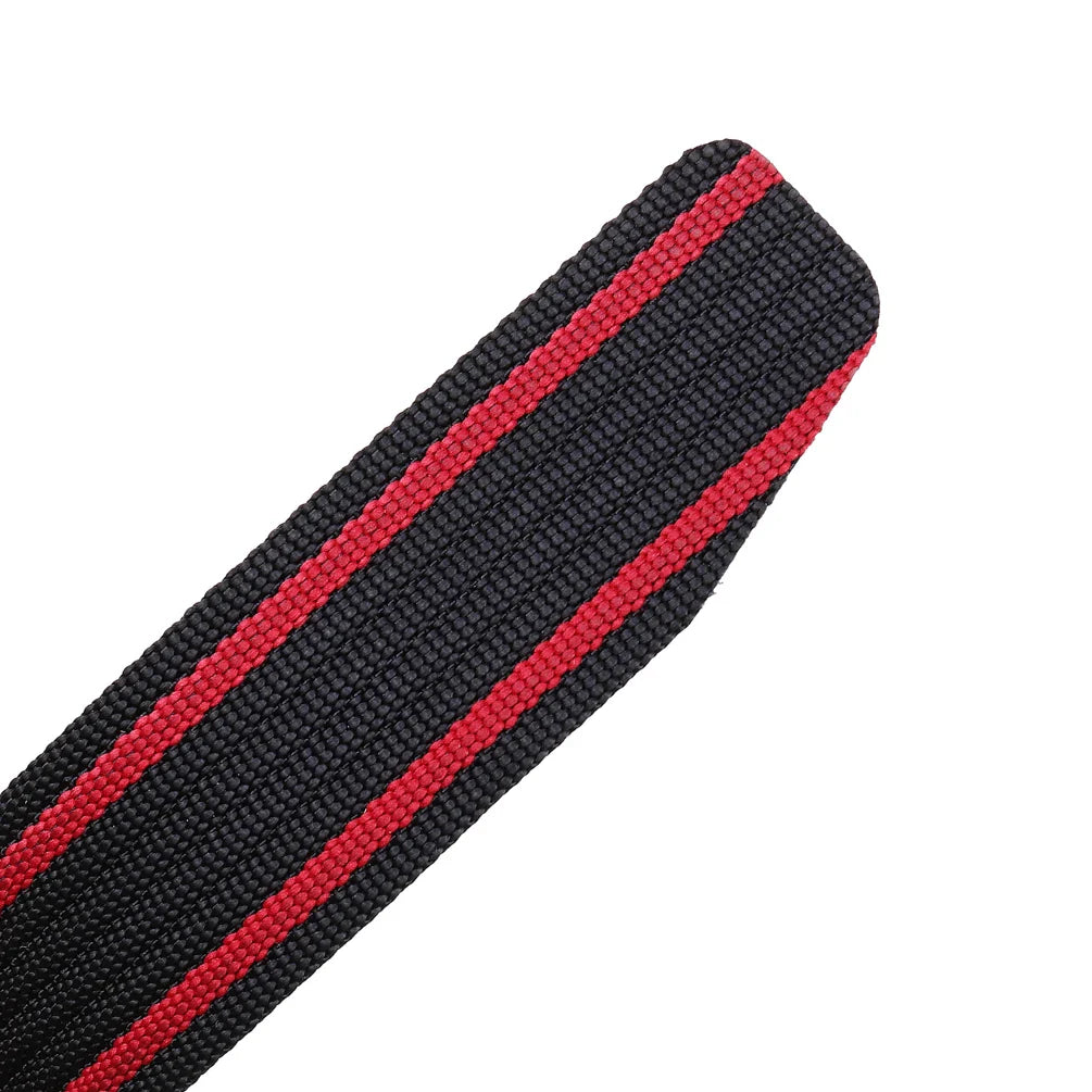 HKM-028819 Braided Tactical Nylon Belt with No Buckle - Casual Wear, Adjustable Length, Durable Design
