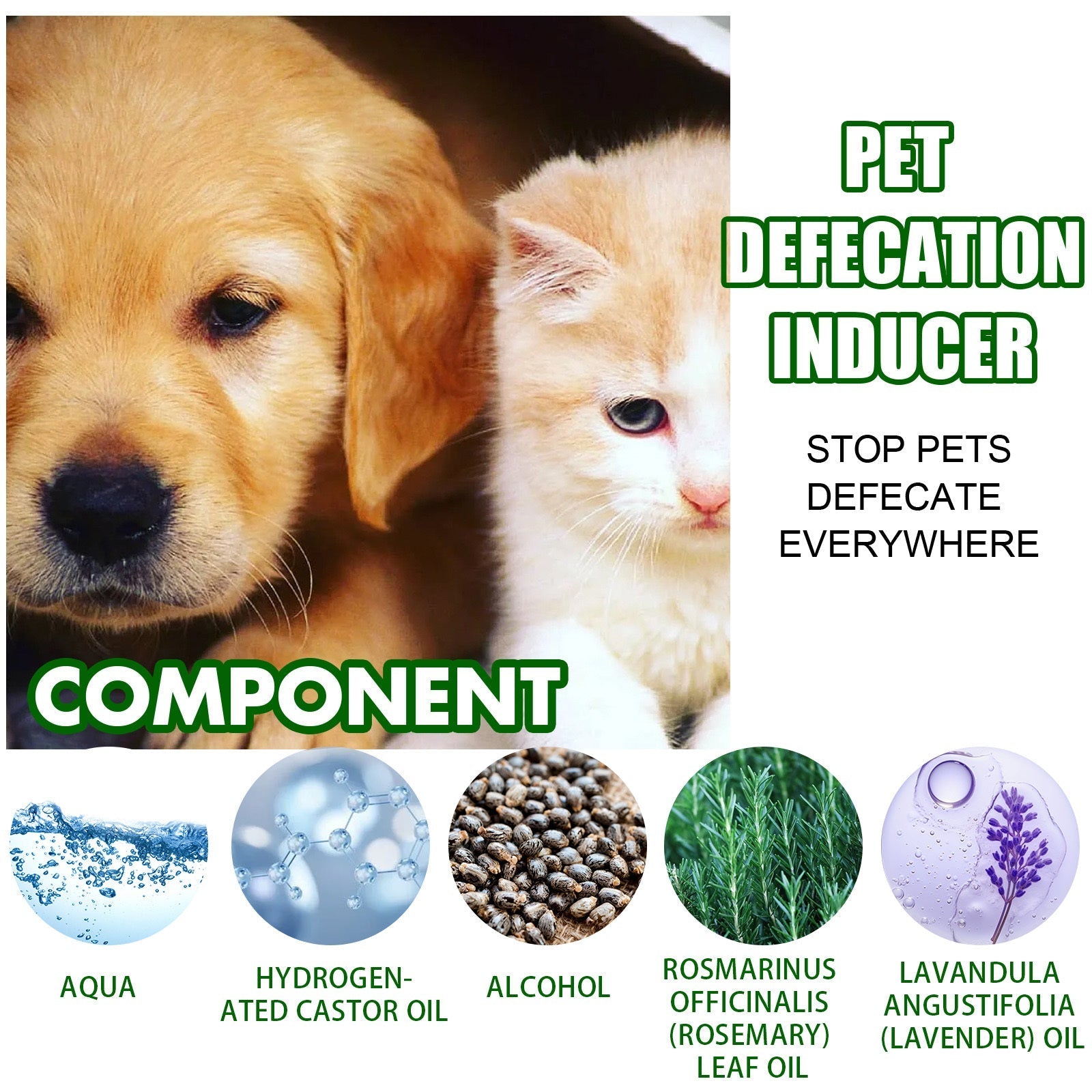 HKM-367059 Pet Toilet Training Inducer with Natural Oils for Effective Defecation Guidance