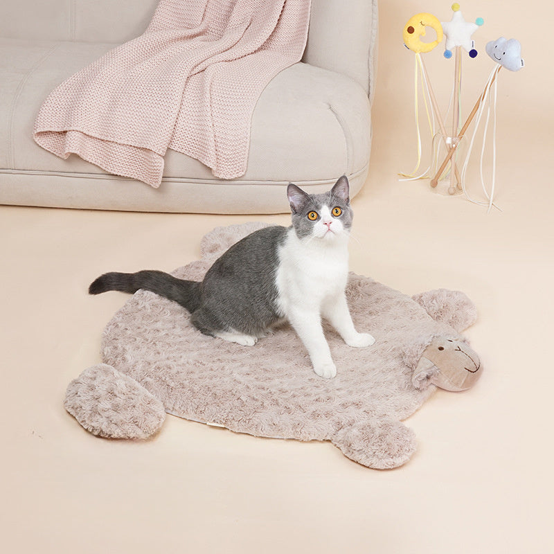 HKM-143059 Cozy Multi-Purpose Pet Mat for Cats and Dogs - Soft, Comfortable Floor Mat