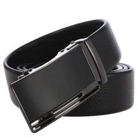 HKM-732755 Luxury Leather Automatic Buckle Belt for Men - Model LY36-0193-5