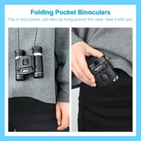HKM-910739 High-Power 500-25 Portable HD Zoom Binoculars for Long-Distance Vision Outdoor Activities