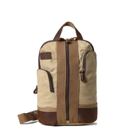 HKM-303635 Retro Canvas Crossbody Chest Bag for Men - Waterproof Outdoor Shoulder Bag
