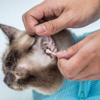 HKM-136531 Adjustable Cat Grooming Bag for Bathing and Nail Care - Breathable Polyester Mesh Design