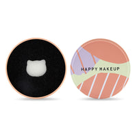 HKM-889363 Eye Shadow Brush Cleaning Box with Iron Case and Replacement Sponges