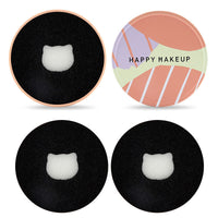 HKM-889363 Eye Shadow Brush Cleaning Box with Iron Case and Replacement Sponges