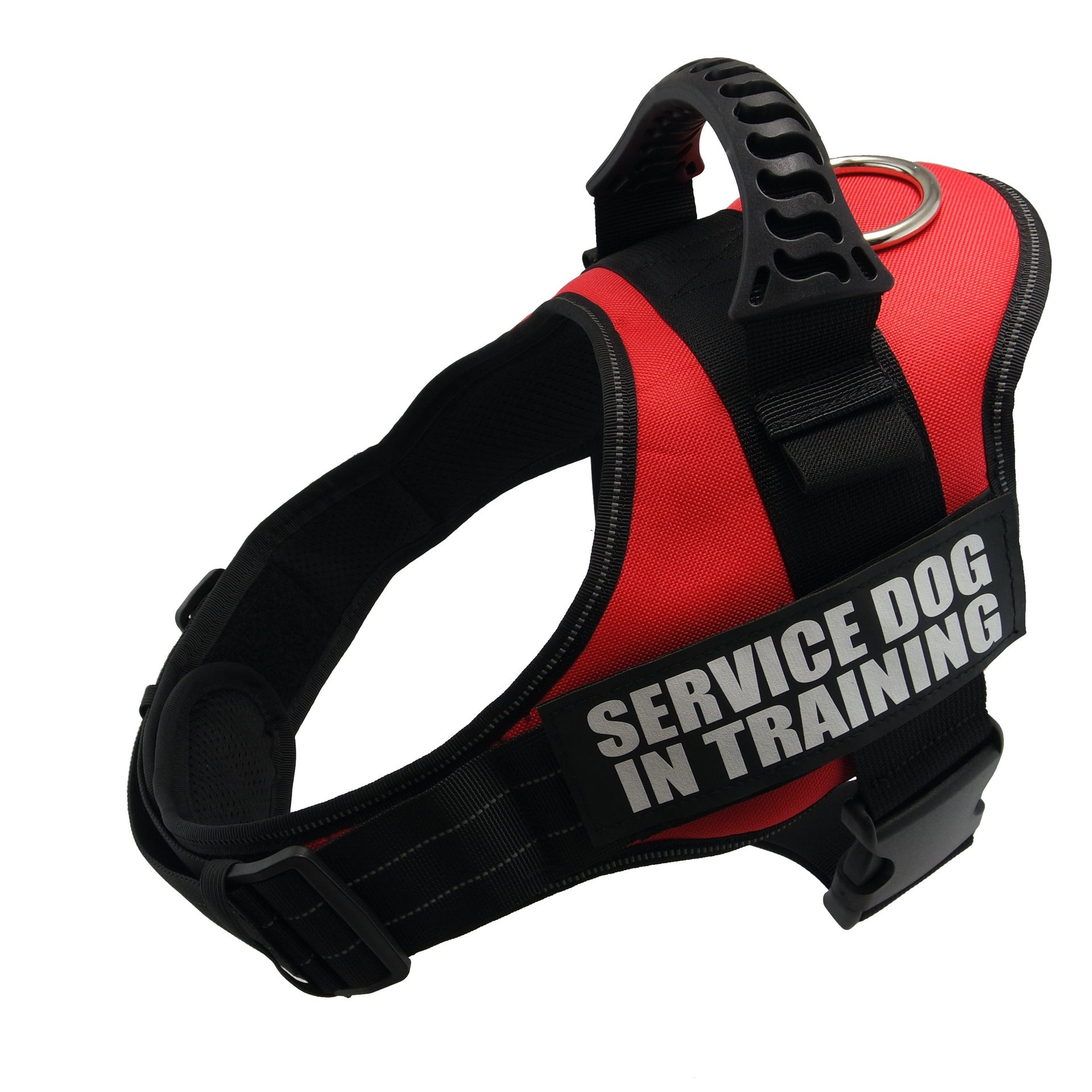 HKM-665235 Red Explosion-Proof Nylon Pet Chest Harness - Sizes XS to XXL