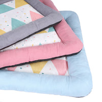 HKM-337363 Cooling Ice Pad for Pets – Soft Cloth Design in Grey, Pink, and Blue – Available in Small, Medium, and Large Sizes for Dogs and Cats