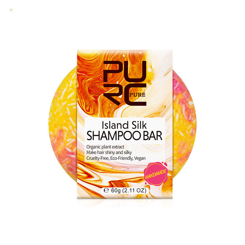 KTX-608467 Hand-Extracted Natural Shampoo Soap with Plant Extracts for Nourished and Shiny Hair