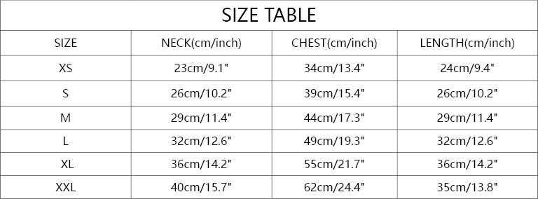 HKM-524819 Cotton Stretch Casual Pet Clothes in Panda Design - XS to XXL Size Options