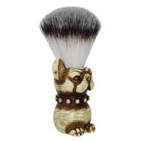 HKM-412499 Soft Hair Beard Cleansing Brush with Nylon Bristles and Wooden Handle - Comfort Home Care for Men