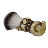 HKM-412499 Soft Hair Beard Cleansing Brush with Nylon Bristles and Wooden Handle - Comfort Home Care for Men
