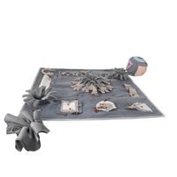 HKM-564435 Interactive Sniffing Pad for Dogs - Energy-Consuming Slow Food Puzzle Mat with Treat Balls and Snuffle Toys