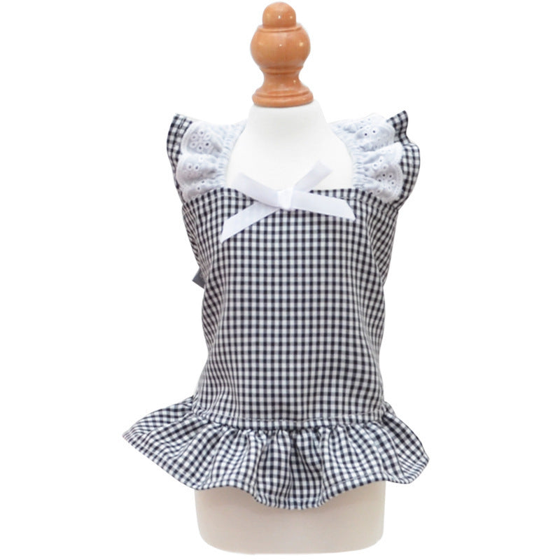 HKM-359827 Cute Dog Skirt Sunscreen Vest in Various Colors for Little Princesses