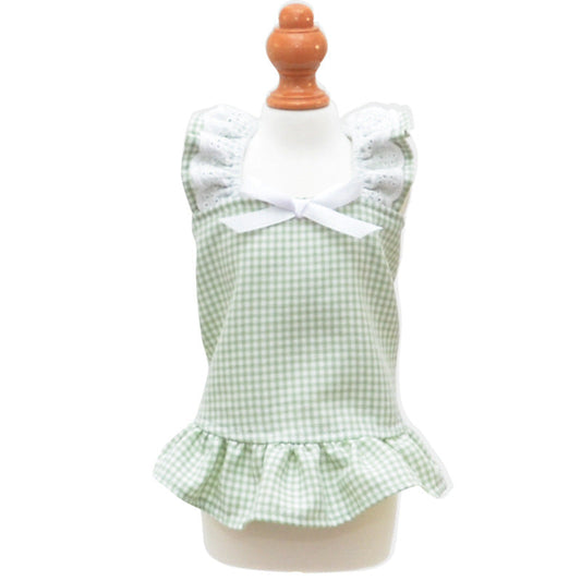 HKM-359827 Cute Dog Skirt Sunscreen Vest in Various Colors for Little Princesses