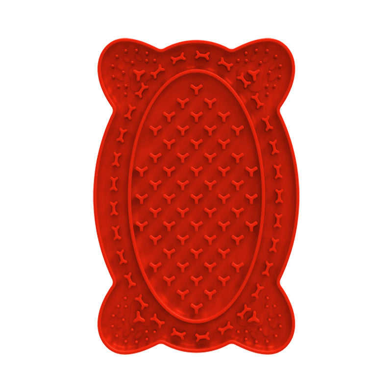 HKM-885843 Silicone Dog Licking Pad for Slow Feeding and Stress Relief - BPA-Free Pet Placemat 196*127*13mm
