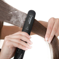 HKM-306707 16-20mm Tourmaline Ceramic Hair Straightener for Dry Hair with Adjustable Temperature Control