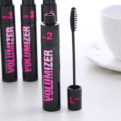 HKM-444115 Dual-Purpose Volume and Growth Mascara with Fibers - Available in Black and Brown