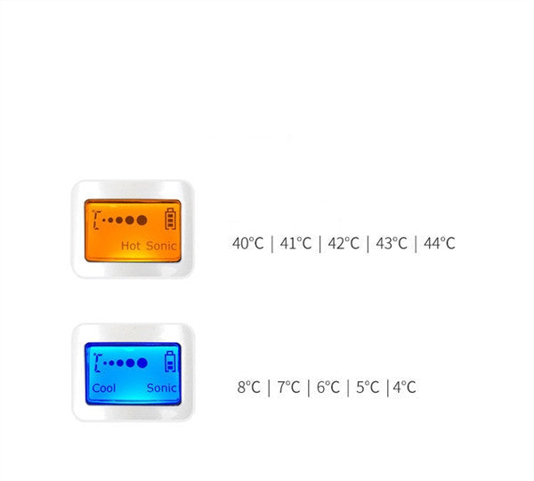 KTX-765715 Dual-Mode Ultrasonic Facial Vibration Tool with Color Light Therapy