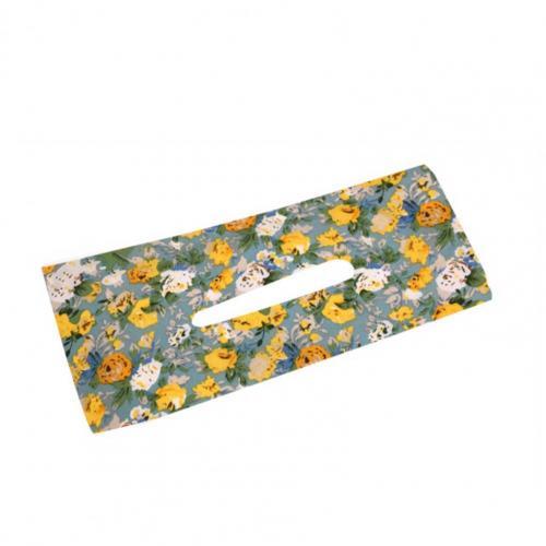 HKM-000531 Lightweight Retro Floral Print Headband for Comfortable Hair Management
