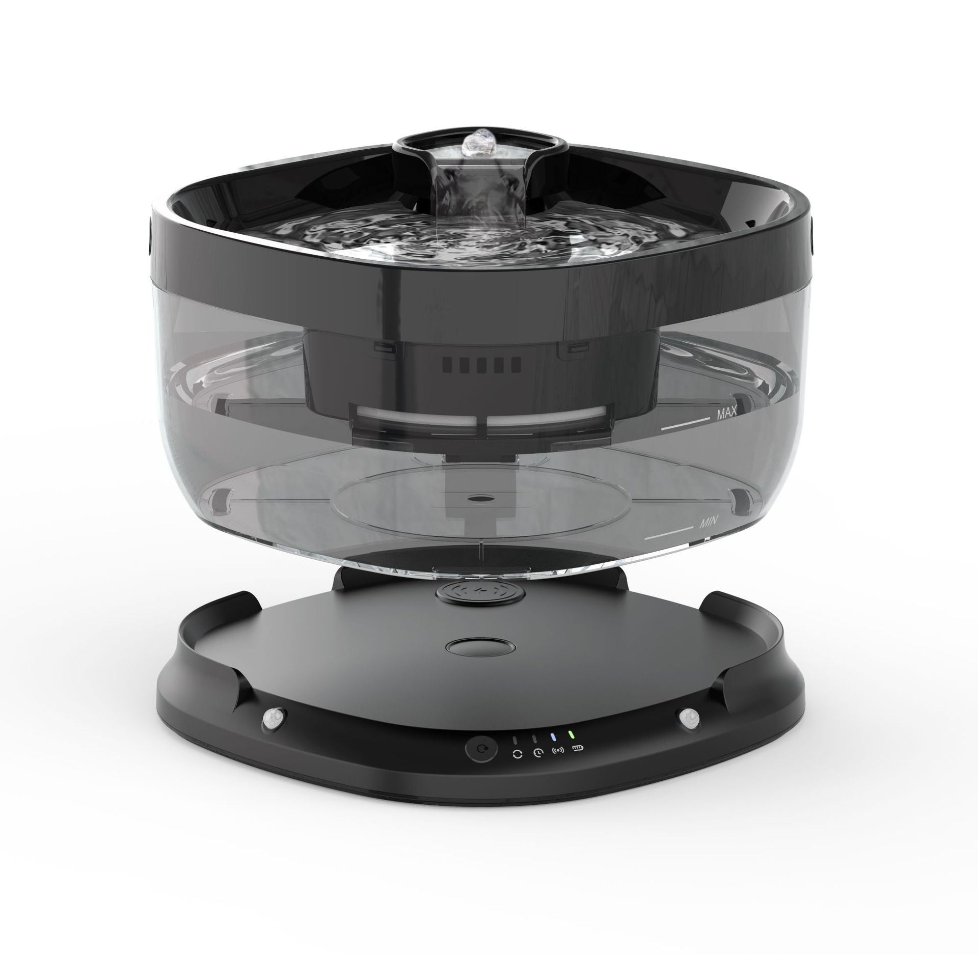 HKM-867731 Large Capacity Pet Water Dispenser with Wireless Induction for Dogs and Cats