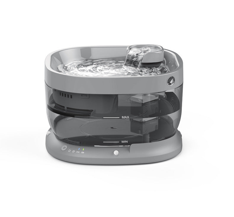 HKM-867731 Large Capacity Pet Water Dispenser with Wireless Induction for Dogs and Cats