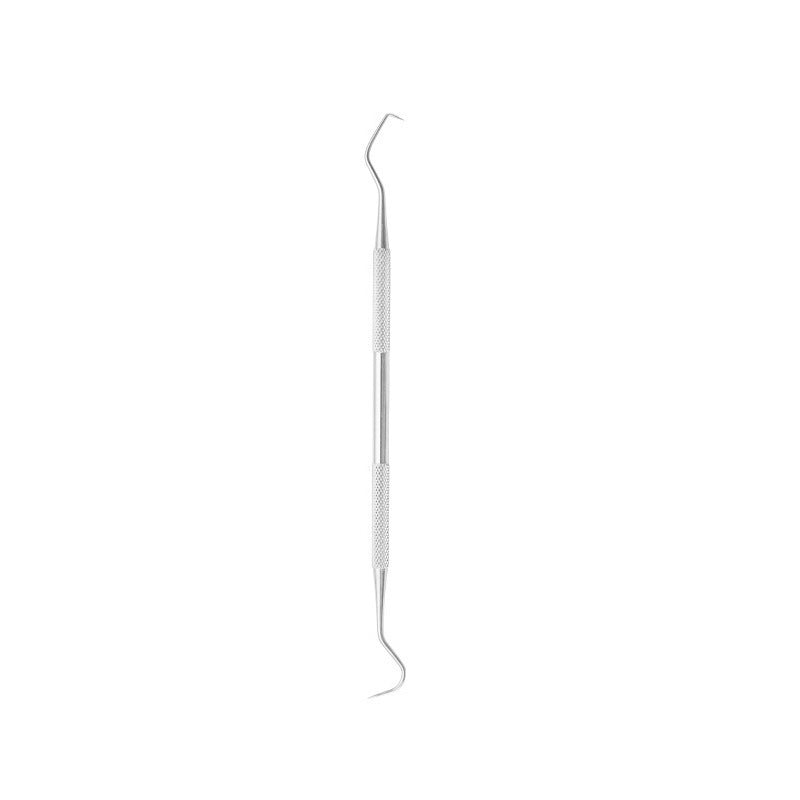 HKM-272787 5-Piece Professional Dental Tools Set with Leather Bag - Teeth Cleaning and Care Instruments