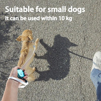HKM-186067 Compact Automatic Retractable Mini Dog Leash - Nylon, 2m Length for Small & Medium Pets
