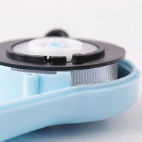 HKM-186067 Compact Automatic Retractable Mini Dog Leash - Nylon, 2m Length for Small & Medium Pets