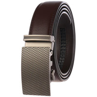 HKM-431251 Two-Layer Leather Automatic Buckle Business Casual Belt - Model LY55-0031-1
