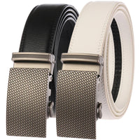 HKM-431251 Two-Layer Leather Automatic Buckle Business Casual Belt - Model LY55-0031-1