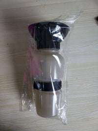 HKM-095955 Portable Pet Water Bottle with Squeeze Bowl for Travel - 20oz Capacity Ideal for Dogs and Cats