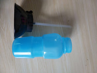HKM-095955 Portable Pet Water Bottle with Squeeze Bowl for Travel - 20oz Capacity Ideal for Dogs and Cats