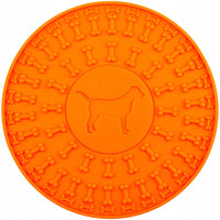 HKM-930963 Silicone Pet Licking Mat for Shower – 15cm Round Footprint, 1cm Thick