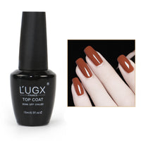 HKM-925843 Frosted Sealing Layer Color Nail Polish Glue - 15ML Small Bottles in Various Shades