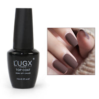 HKM-925843 Frosted Sealing Layer Color Nail Polish Glue - 15ML Small Bottles in Various Shades