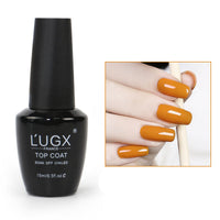 HKM-925843 Frosted Sealing Layer Color Nail Polish Glue - 15ML Small Bottles in Various Shades